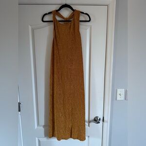 NWT Anthropologie Orange Sleeveless Dress